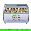Commercial Ice cream display freezer cabinet showcase Hard ice cream counter top ice cream display 5