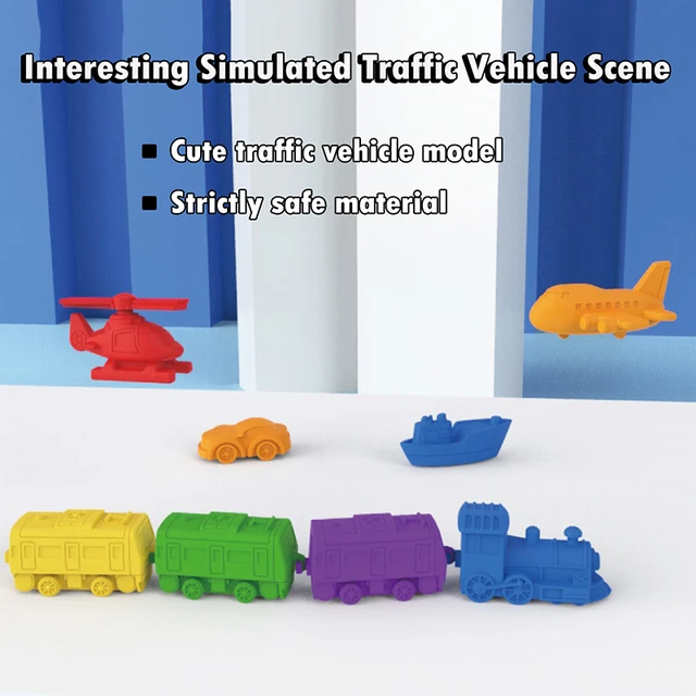 thumbnail image 2 of Calm Down Toys For Preschoolers 4-Pack Color Sorting Sensory Toys For Toddlers - Montessori Travel Toys With Flower, Porcupine, Dinosaur & Rainbow Calm Down Toys For Kids 2 of 13
