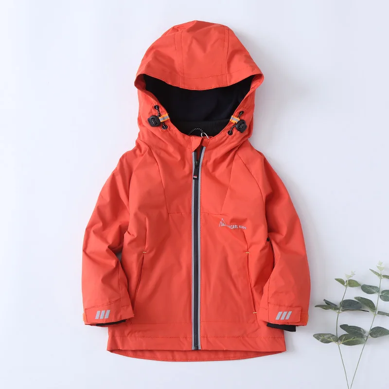 

Kids Autumn Girls Thin Jackets Boys Coat Children Hooded Zipper Teenagers Long Sleeve Clothes windbreaker Waterproof Hoodies