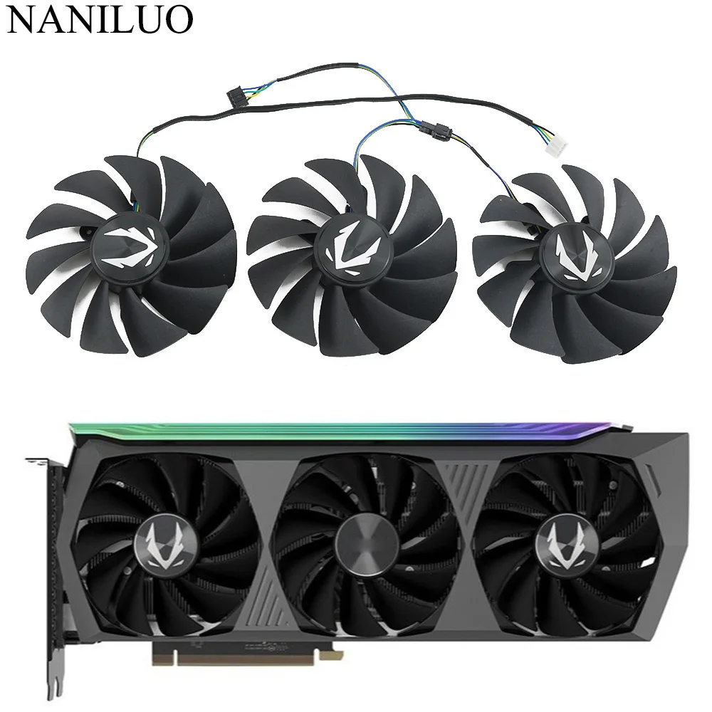 Кулер GA92S2U 4 контакта RTX3080 для ZOTAC GeForce RTX 3070 3080 Ti 3090 А охлаждающий вентилятор