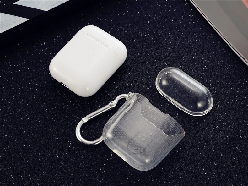 Transparent TPU Clear box wireless bluetooth airpods protective cover case For Apple Airpods headset soft cases | Электроника