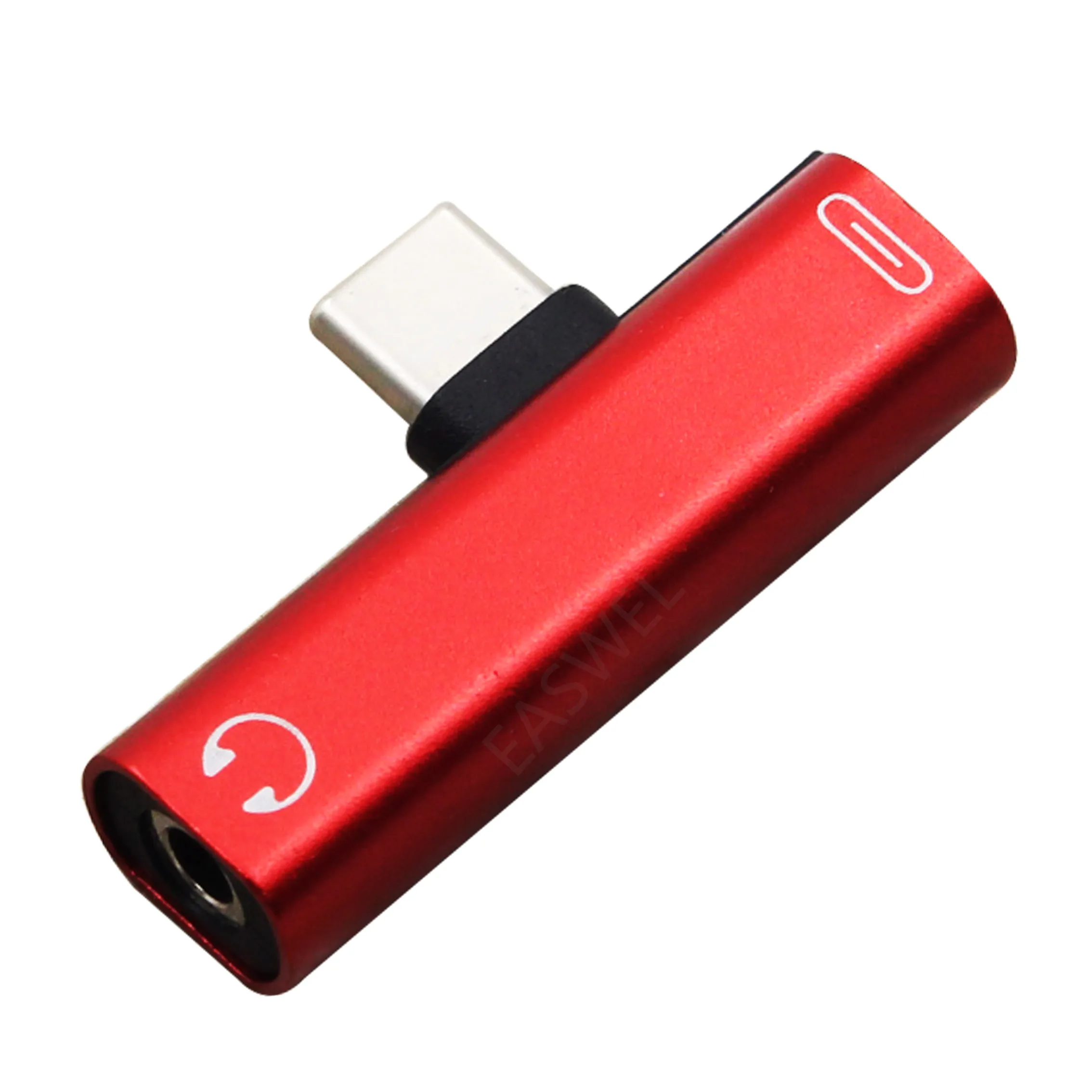 2 IN 1 Type C USB 3.1 Male to 2 Female Audio Charger Adapter Splitter Earphone for ZTE Blade X Max Sequoia ZMax Pro 2 Z982