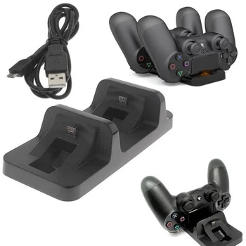 

Dual USB Charging Charger Docking Station Stand for Playstation 4 Controller