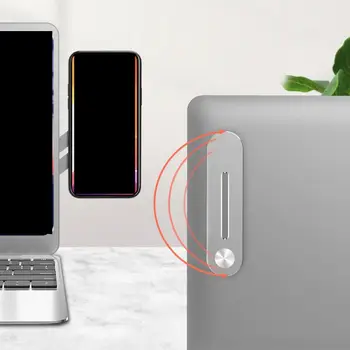 

Adjustable Multi Screen Support Laptop Side Mount Connects Mobile Phone Bracket Monitor Display Clip Phone Stand Holder