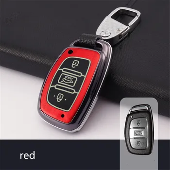 

car Key Fob Cover keychain For Hyundai Tucson Creta ix25 ix35 i20 i30 HB20 Elantra Verna Mistra 2015 2016 2017 2018