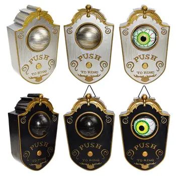 

Halloween Doorbell Holiday Dress up Props Scene Layout Horror Atmosphere Doorbell