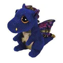 1 шт. большие глаза Oxeye плюшевый динозавр чучело кукла Saffire голубой Дракон Мягкие игрушки подарок для детей