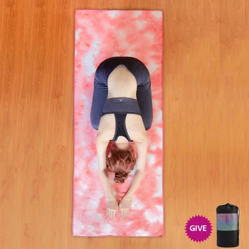 

183 * 65cm Printed Yoga Mat Toweling Pilates Blanket Pad Towel Fitness