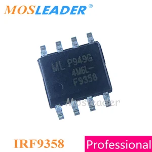 Mosleader IRF9358 SOP8 500 шт. 1000 шт. IRF9358TR IRF9358TRPBF IRF9358PBF двухканальный 30 в китайский высококачественный