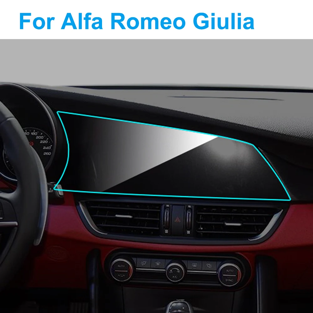 Защита экрана автомобиля для Alfa Romeo Giulia 2015 2019 внутренняя мембрана из ТПУ