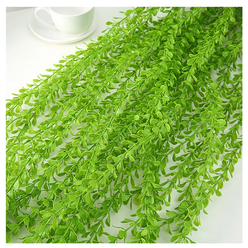 JAROWN Artificial Plant 1.2M Eucalyptus Wall Mount Milan Grass Vine Hotel Wall Decoration Rattan Home Garden Decor Plastic Flower (5)