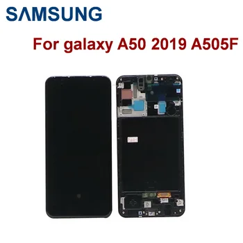 

Super AMOLED 6.4" LCD For Samsung galaxy A50 2019 A505F/DS A505F A505FD A505A Touch display Screen Digitizer Assembly with frame