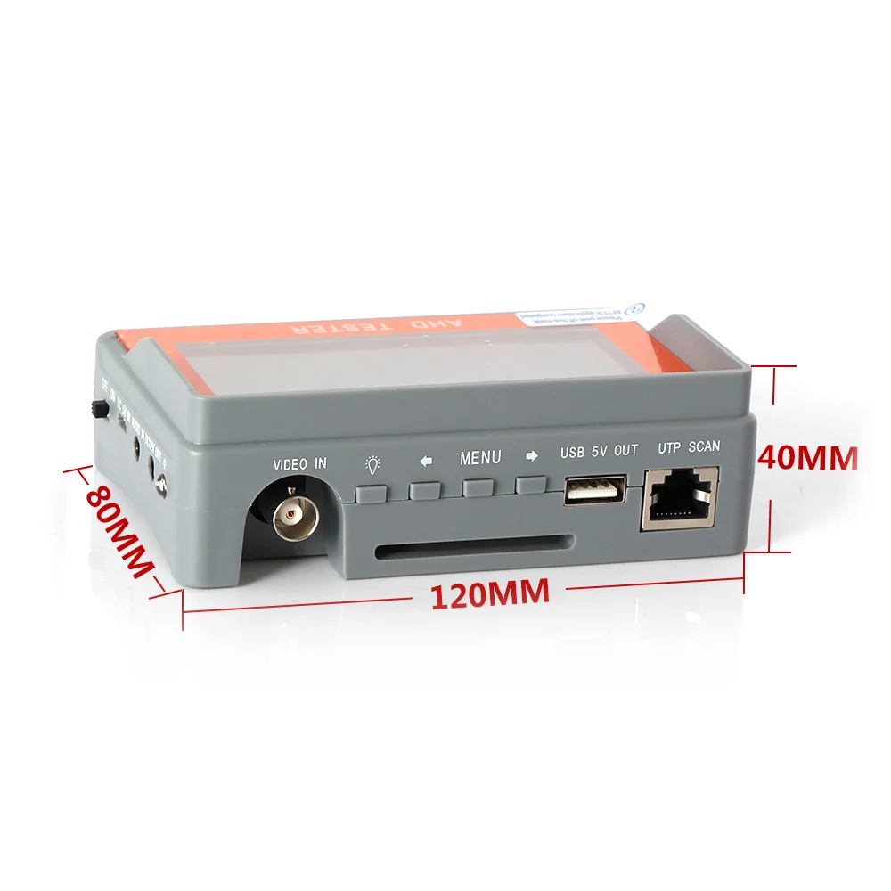 4,3 дюймов HD AHD камера тест er CCTV Тест er монитор AHD 1080P 720P AHD тестирование аналоговой камеры UTP кабель тест 5 В/2 А, 12 В/1 А выход