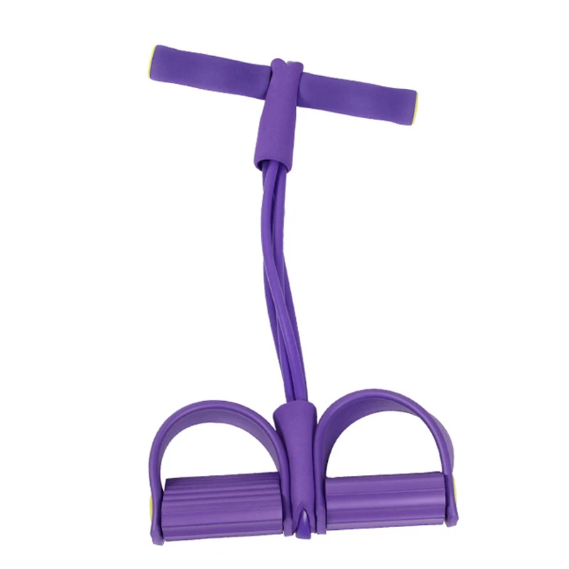 

Indoor Fitness Resistance Bands Exercise Equipment Elastic Up Pull Rope Gym Workout Bands Sport 4 Tube Pedal Ankle Latex Pedal