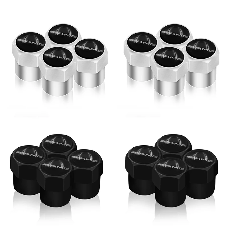 

4pcs Car Wheel Tire Air Valve Caps For Mercedes-Benzs AMG CLK CLA W203 W211 W204 W210 W124 W212 W202 W205 W220 Automotive Goods