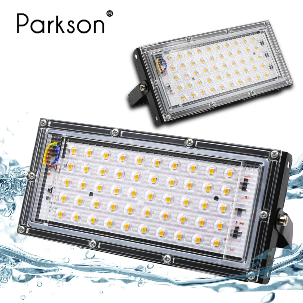 Светодиодный прожектор 50 Вт уличный фонарь переменного тока 220 В