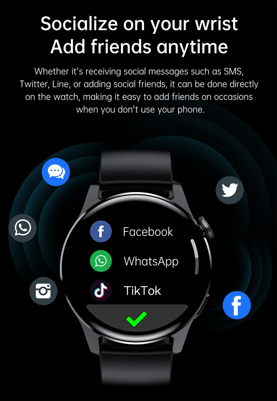 2022 New Full Circle Touch Screen Steel Band Luxury Bluetooth Call Men Smart Watch Waterproof Sport Activity Fitness Watch +Box
