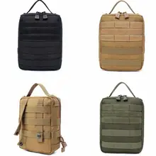 FIRECLUB открытый тактическая сумка нейлон водонепроницаемый аварийный спасательный набор MOLLE аксессуар сумка для хранения медицинский карман 17x24x7 см