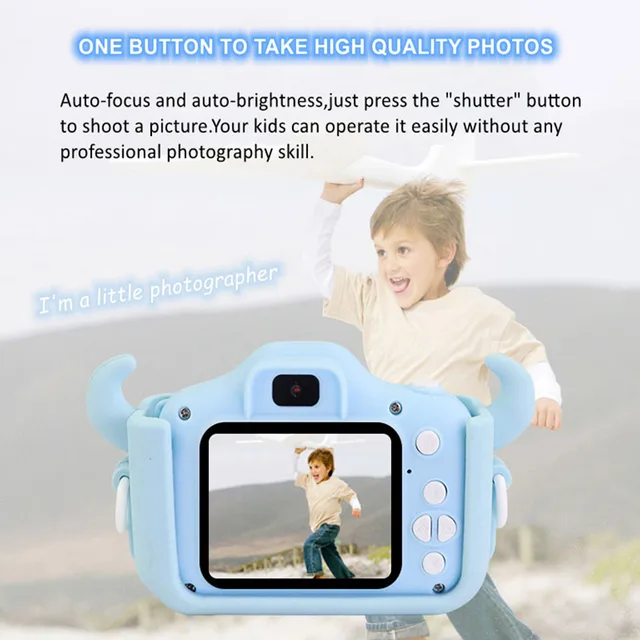 Kids Children's Camera Play Dirthday Gift Cute Digital Mini Camera With Screen Kids Baby Girl Boy Toy Puzzle Outdoor  Camera 3