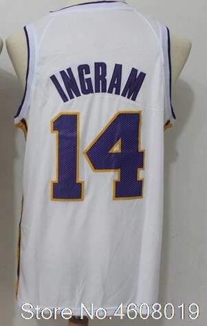 Мужская 14 Брэндон Ingram майки 0 Кайл Кузя 2 лонзо мяч 0 Damian Lillard 5 De'Aaron лиса баскетбольное