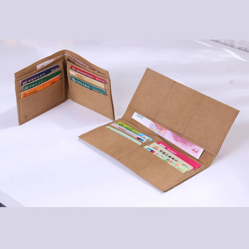  PUBGS Unisex DIY Wallet Card Bag Card Set 2019  Kraft Paper Bags Light Retro Washable Tear-resistan