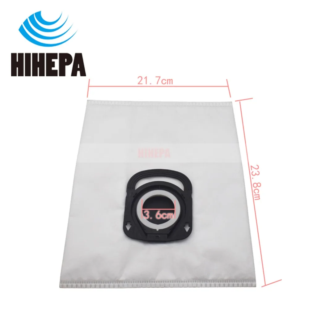 8 шт./лот мешки для пыли высокая фильтрация сумки Замена для Rowenta Silence Force Hygiene+ ZR200520 RO64xx аксессуары для пылесоса