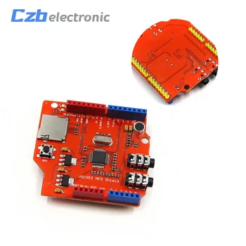 

VS1053 VS1053B Stereo Audio MP3 Player Shield Record Decode Development Board Module With TF Card Slot For Arduino UNO R3