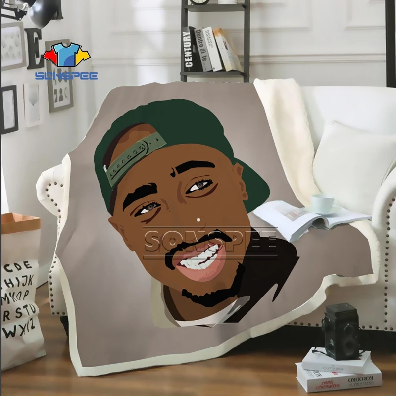 14 Рэппер 2pac Tupac/Biggie Smells путешествия молодежное постельное белье Узорчатое набивное одеяло покрывало для мальчика девочки путешествия одеяло квилт для софы - Цвет: 14