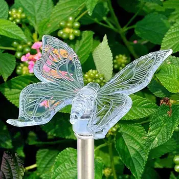 

Solar Light Garden Lawn Lamp Butterfly / Dragonfly / Bird Spot Lamp Outdoor Garden Fence Patio Christmas Garland Lights New