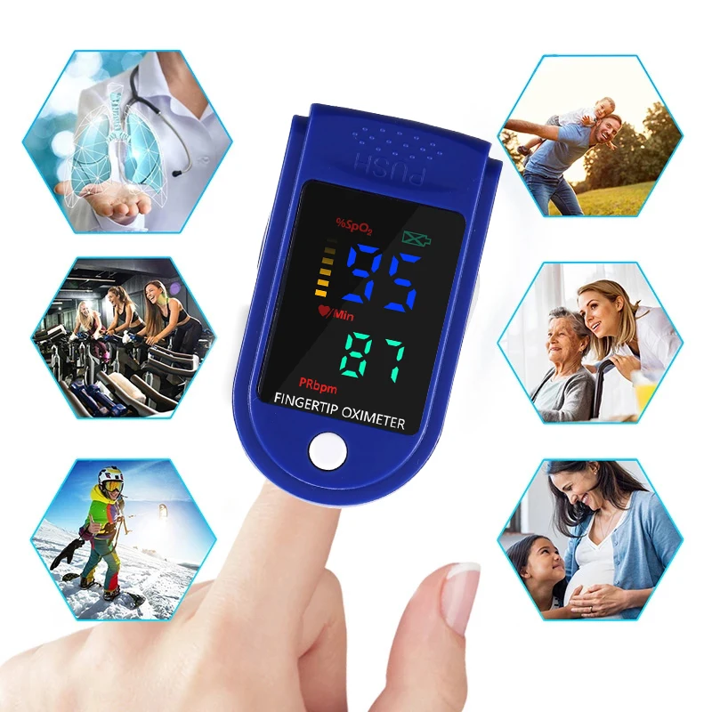 Medical Household Digital Fingertip Pulse Oximeter Blood Oxygen Saturation Meter Finger  OLED SPO2 PR Monitor Health Care - 5