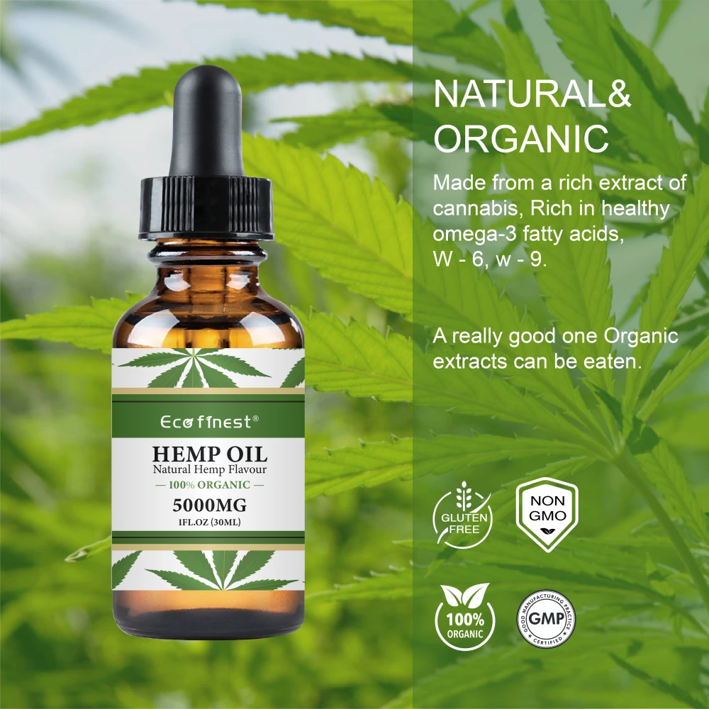 hemp oil 5000mg Natural&orgainc  2