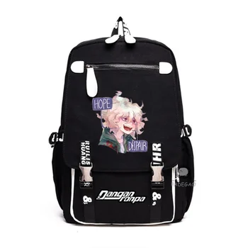 

New Danganronpa Komaeda Nagito Backpack School Bags Bookbag Cosplay Anime Game Travel Casual Laptop Shoulder Bags Rucksack