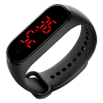 

Universal Health Care LED Display Smart Wristband USB Rechargeable Gift Unisex Body Temperature Detection Bracelet Digital