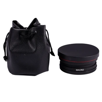 

RISE-NEWYI Digital Lens Replacement 77mm 0.45X WIDE Angle + Macro Conversion LENS 77 0.45 Black