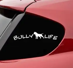 Bully life pitbull виниловая наклейка бампера Забавный яма бульдог поводок для щенка