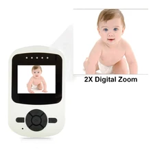 2,4G беспроводной детский фотоаппарат Ночное видение двухканальную аудиосвязь 2,4 дюймов температура дисплея LCD обнаружения встроенные колыбельные Cam