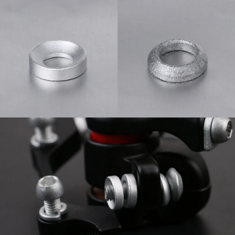 2 Pcs Bicycle Brake Caliper Spacer Joint Washer Aluminum Mountain Bike Accessory