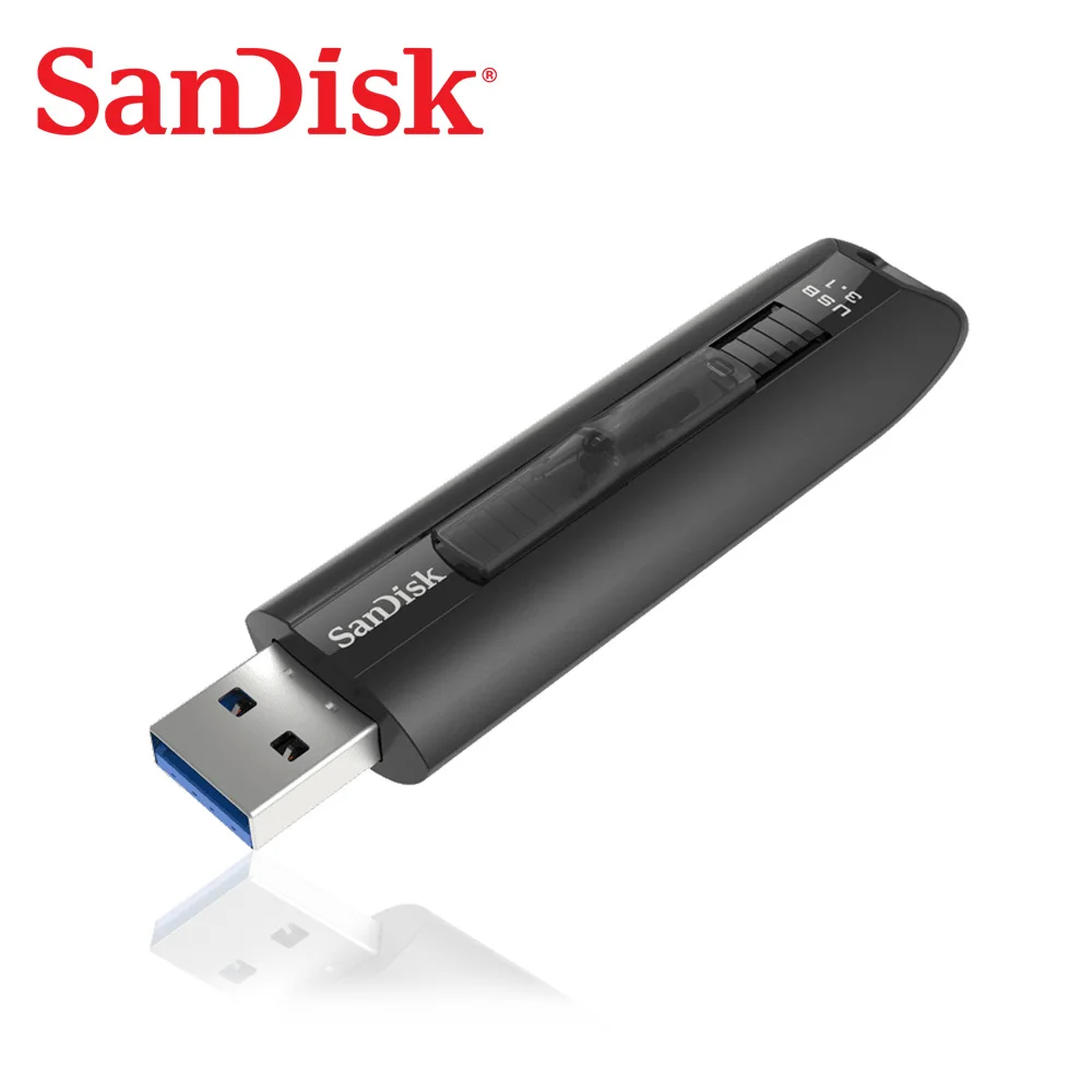 SanDisk мини Экстремальный USB флеш-накопитель 128 ГБ USB 3,1 флеш-накопитель 64 Гб Флешка карта памяти USB накопитель U диск SDCZ800 CZ800