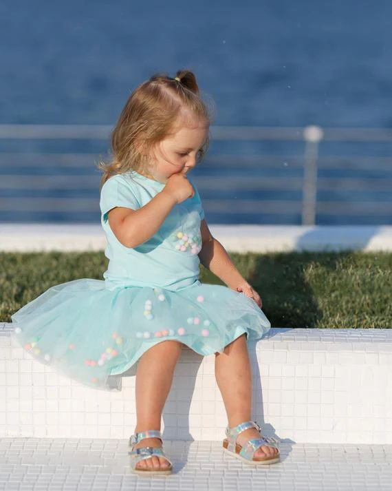 Emmababy летняя одежда для новорожденных одежда для малышей для девочек, юбка-пачка(мини) Вечеринка короткое платье;
