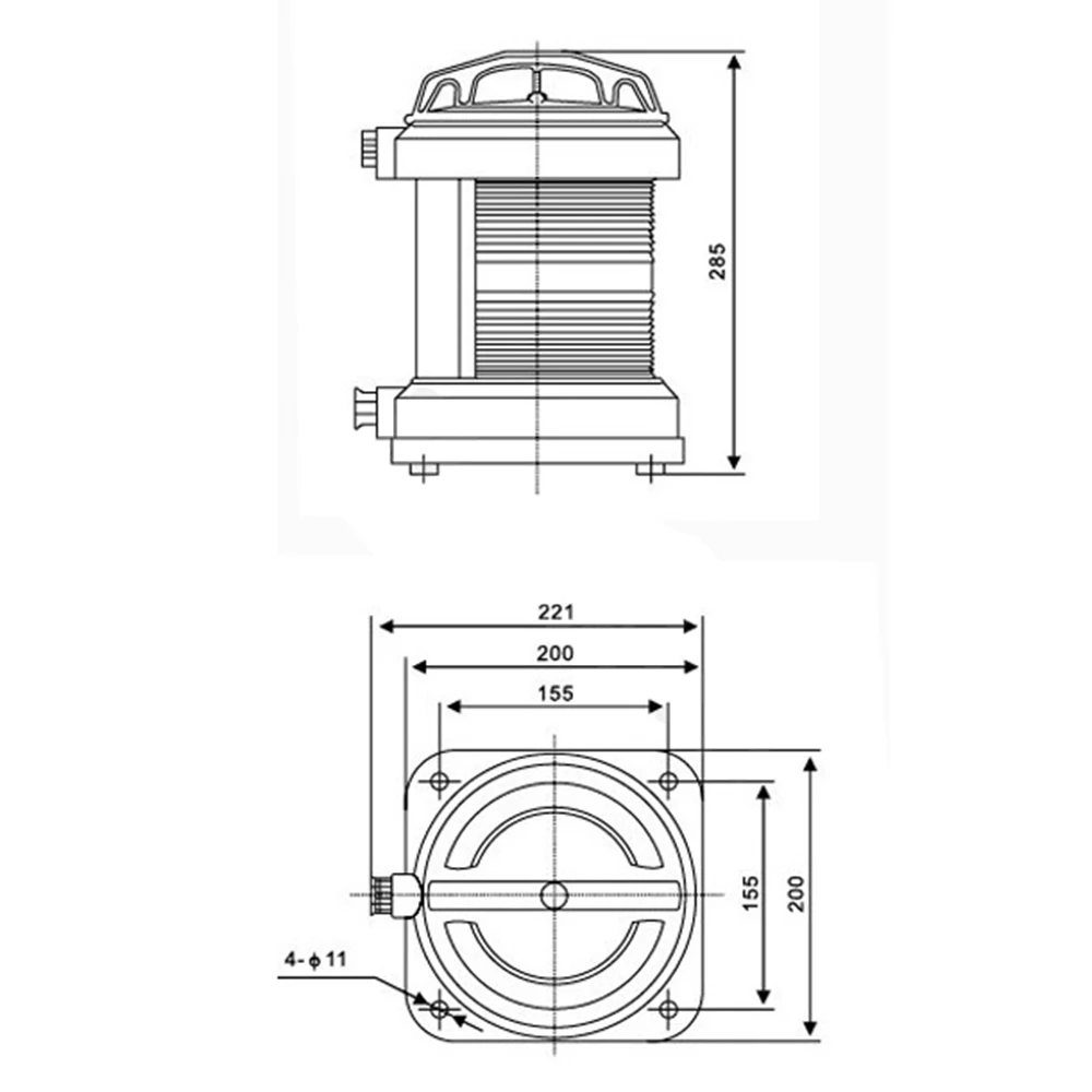 1 шт. морской лодки яхты навигационный свет E27 24 V/220 V Starboard/port/Stern/Masthead/Anchor Light