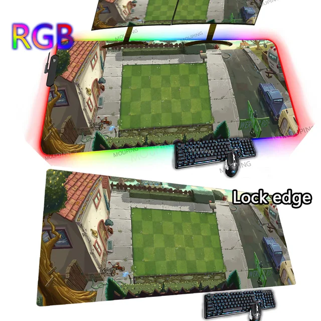Desk Mat 1200x600 Plants Vs Zombies Mouse Pad 100x50 Carpet Mouse Computer Extra Large Gaming Mat Huge Rug Rgb Led Backlit Anime 13