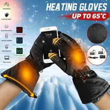 Перчатки для катания на лыжах, водонепроницаемые термоперчатки с подогревом для мужчин и женщин, зимние теплые перчатки для походов, вождения, альпинизма, сноубординга, холодной погоды