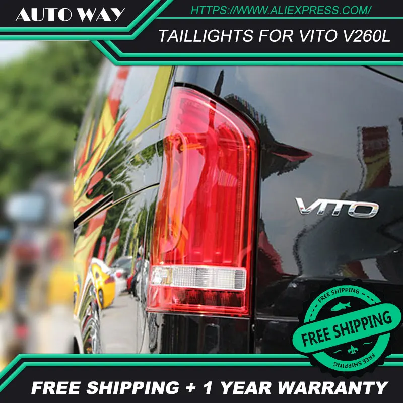 Автомобильный Стайлинг задний фонарь чехол для Benz Vito V260L светодиодный