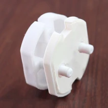 10 шт./лот, детская безопасная Вращающаяся крышка, 2 отверстия, стандарт ЕС, Детская электрическая защитная розетка, пластиковые детские замки, защита от детей, розетка