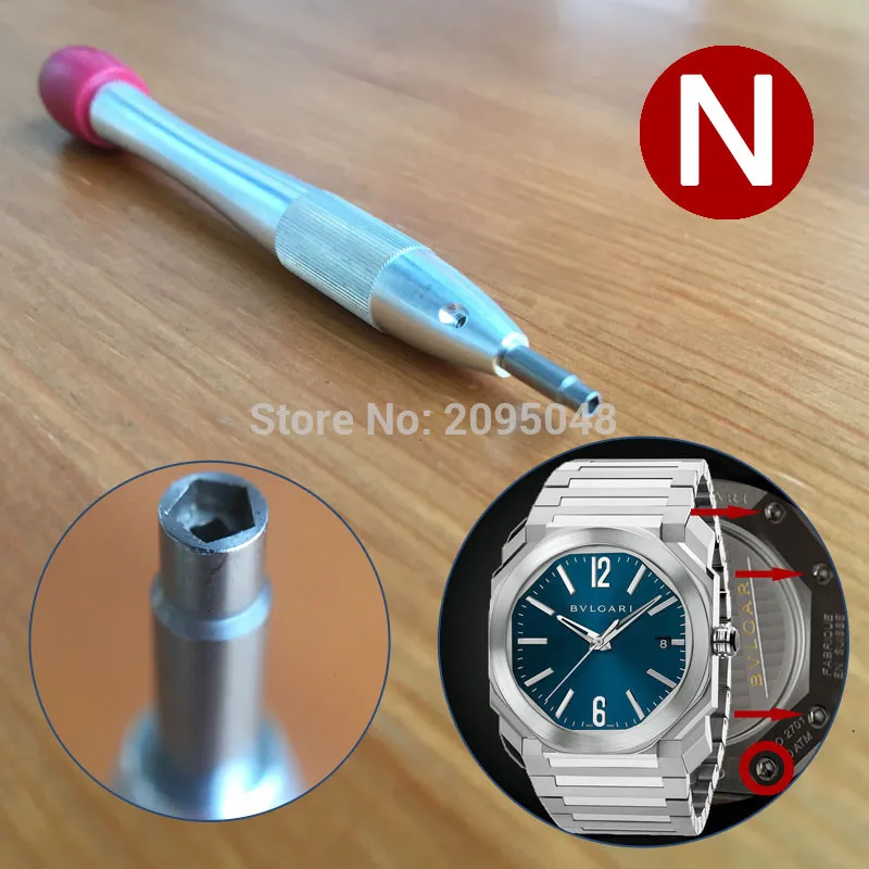 N Стальной Набор отверток для Audemars Piguet, Bvlgari, Bulova, Oris, IWC, часы с рихардом Милле - Цвет: N