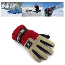 Мужские и женские флисовые перчатки зимние теплые лыжные зимние Утепленные теплые мотоциклетные ветрозащитные водонепроницаемые перчатки одного размера