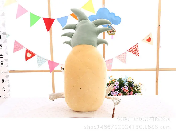 Model down Cotton Software Fruit Strawberry Pineapple Large Pillow Cushion Plush Toys Home Car Decoration