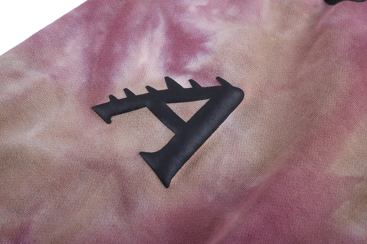 Kanye West/штаны, спортивные штаны, высокое качество, с принтом Tie Dye, концертная серия, в стиле хип-хоп, махровые хлопковые брюки, сезон