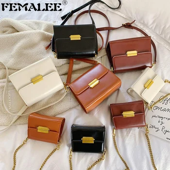 

Solid Color Classic flap ladies shouder bag brand design pu leather crossbody bags for women clutch fashion small messenger bag