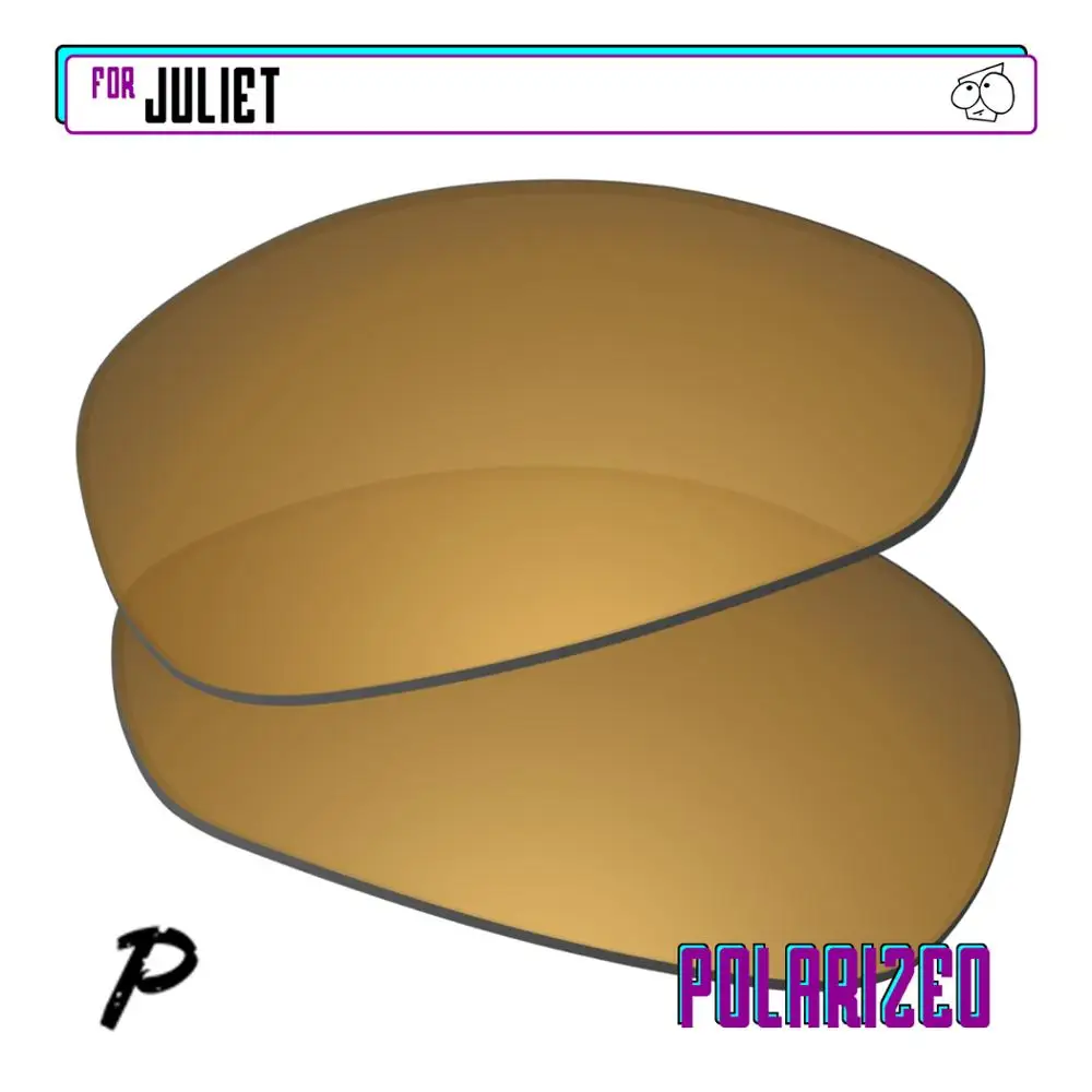 

EZReplace Polarized Replacement Lenses for - Oakley Juliet Sunglasses - Gunmetal P